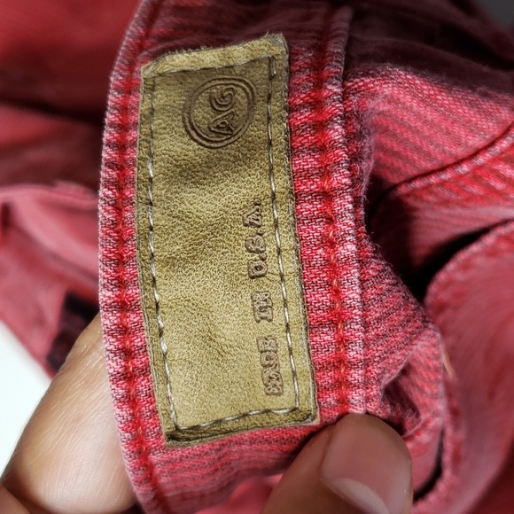 AG Adriano Goldschmied Stilt Roll-Up Cigarette Roll-up Pin Stripe Pants Size 27 - Picture 14 of 16